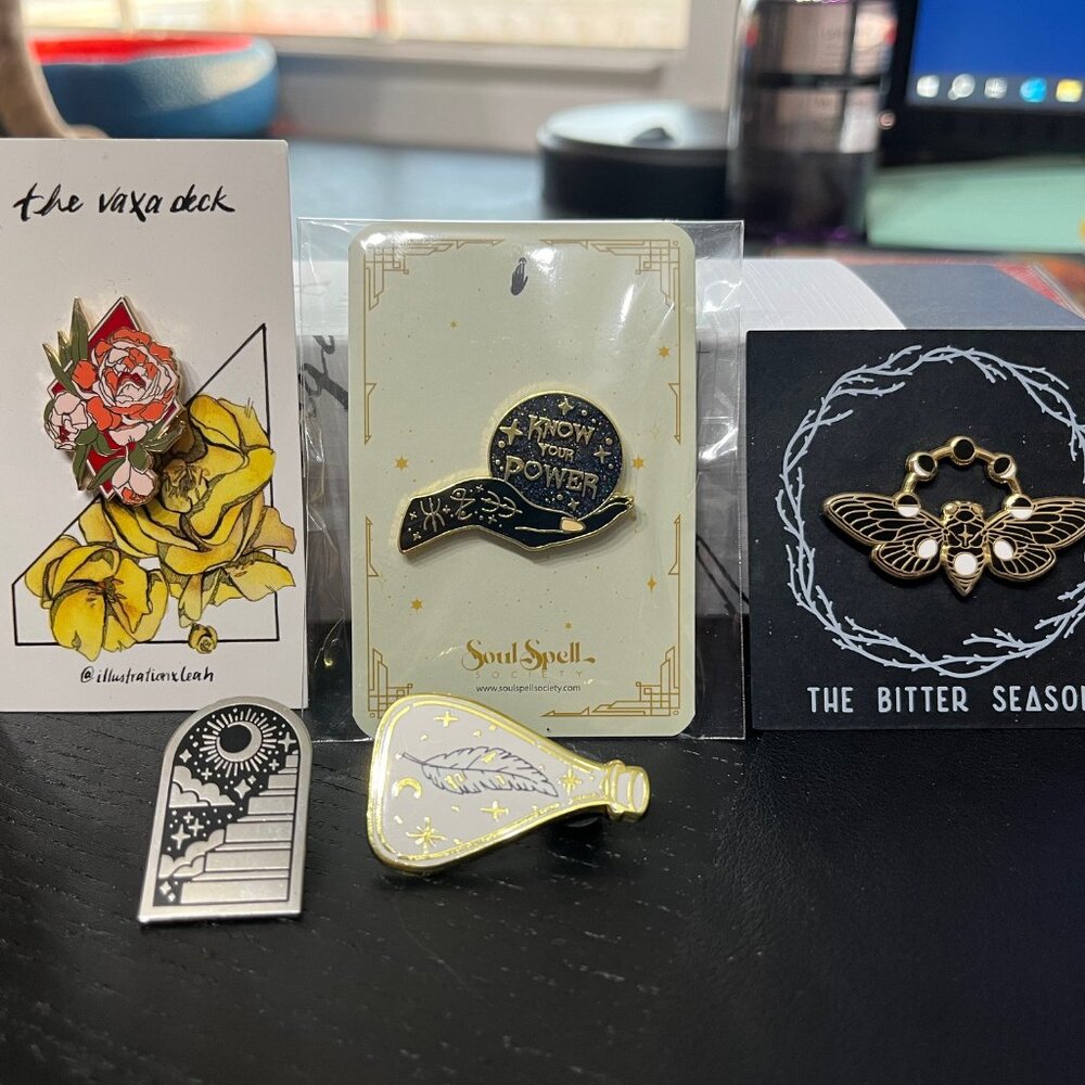 Enamel Pins - Lot of 5